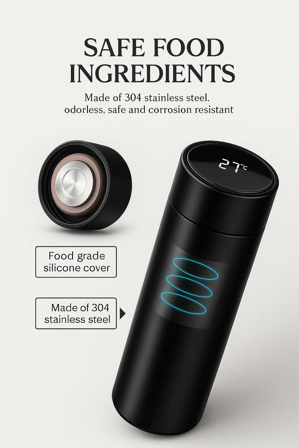 Temperature Display Bottle