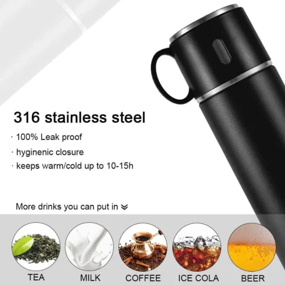 Flask 500ml with cups